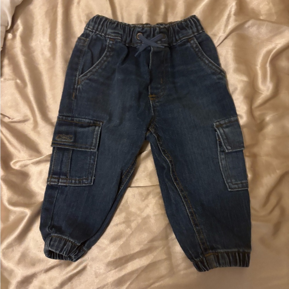 OshKosh B'gosh Dark Blue Cargo Jeans